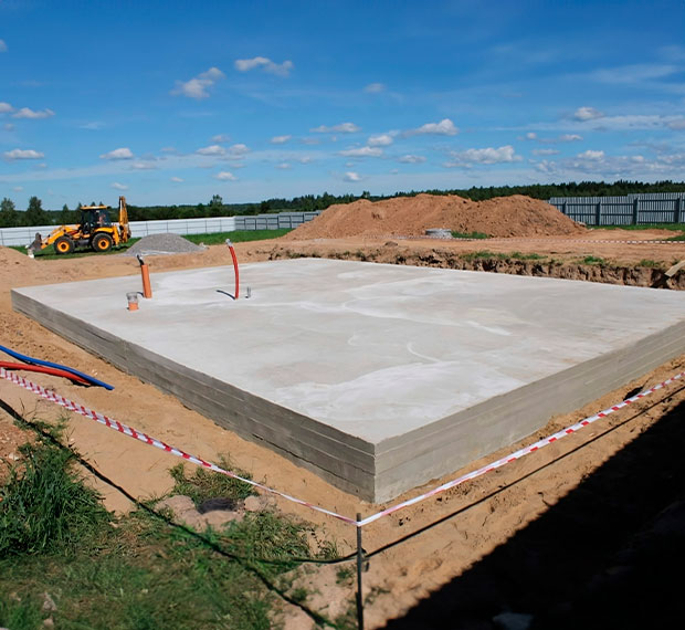 Фундамент монолитная плита под ключ в Каменске-Шахтинском